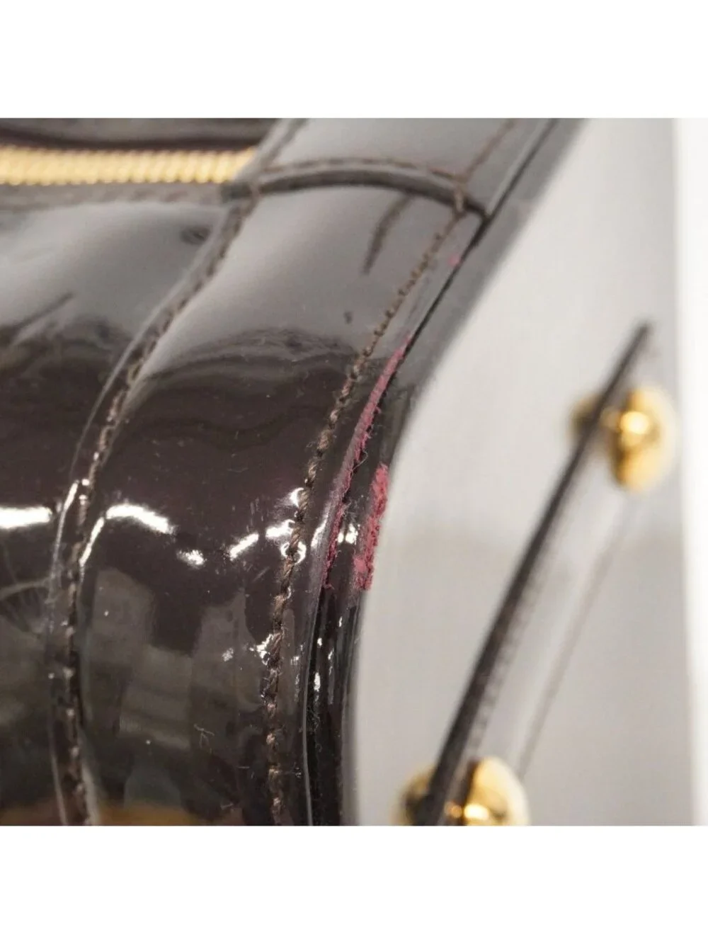 Louis Vuitton Handbag Vernis Alma PM Amaranto